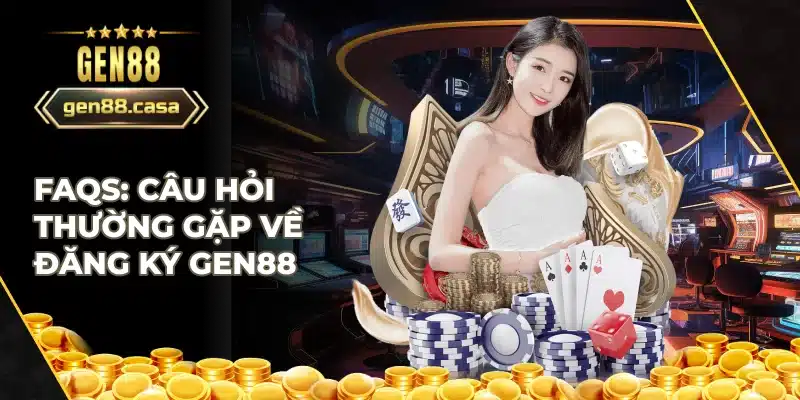 FAQs về đăng ký tại Gen88