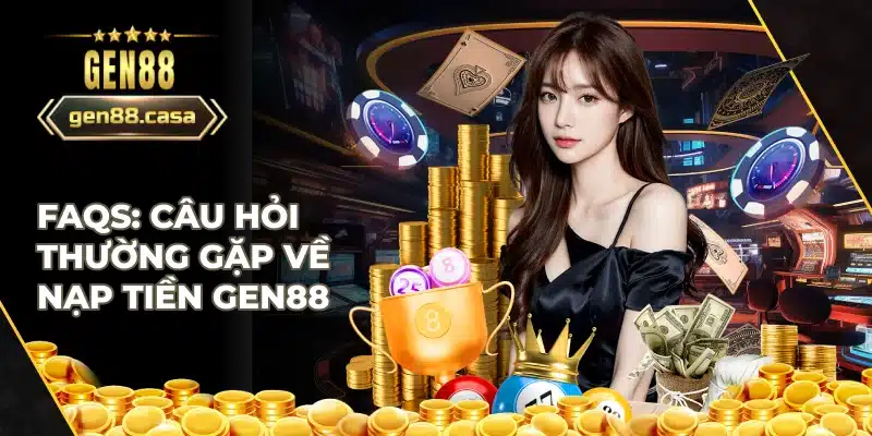 FAQs về nạp tiền tại Gen88