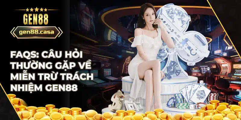 FAQs về miễn trừ trách nhiệm Gen88