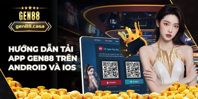 Hướng dẫn tải app Gen88 trên 2 hệ điều hành