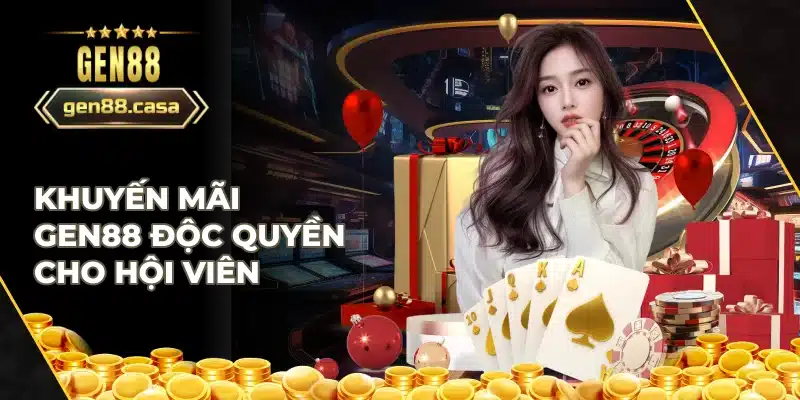Khuyến mãi Gen88 Độc Quyền Cho Hội Viên