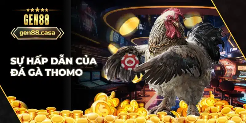 Đá gà thomo mang lại cảm giác hồi hộp và kịch tính